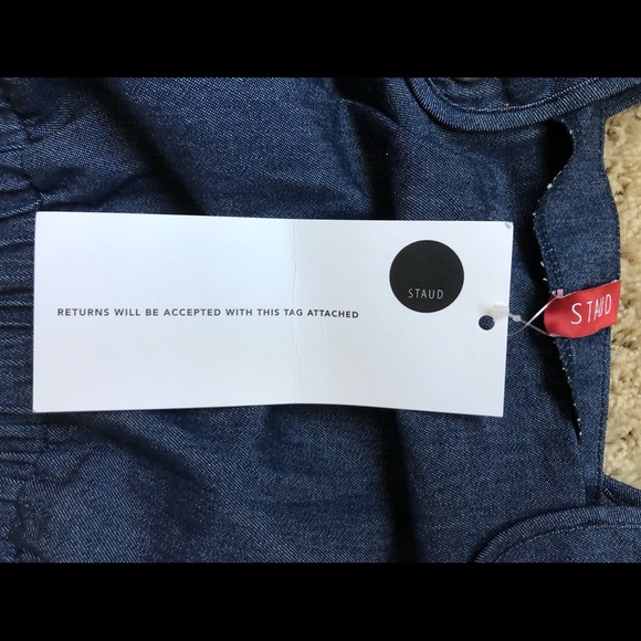 STAUD Denim Finn Crop Top & Oscar Culotte ASO Dakota Johnson - Picture 5 of 16